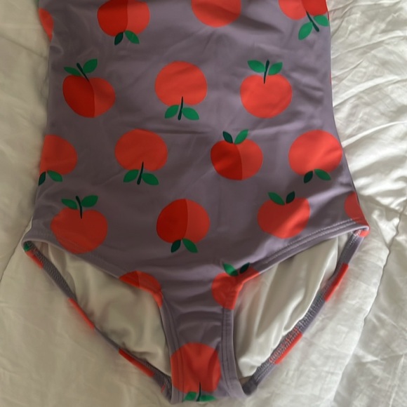 Hanna Andersson One-Piece Ruffle Strap Swimsuit - Picture 4 of 8